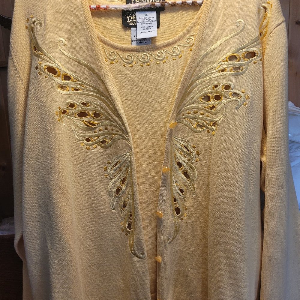 BOB MACKIE TWIN SET - TANK AND SWEATER